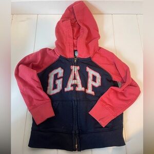GAP zip up hoodie. Toddler.